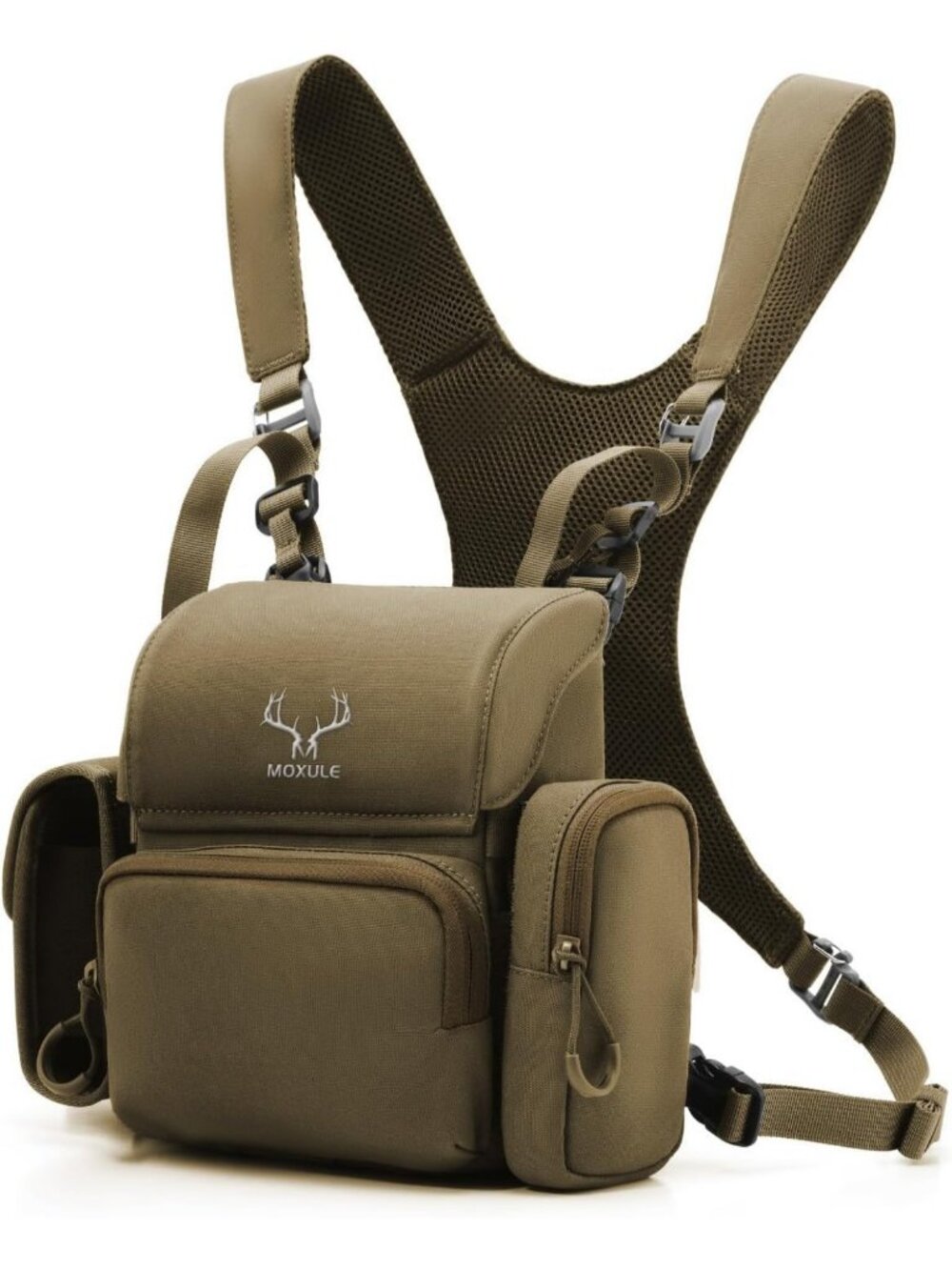 Binocular Harness Chest Pack with Rangefinder Pocket - Adjustable, Lightweight